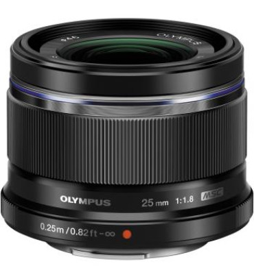 Olympus M.Zuiko Digital 25mm f/1.8 Lens (Black)